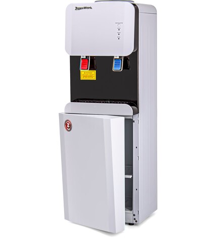 Кулер для воды Aqua Work 105-LDR бело-черный со шкафчиком электронный