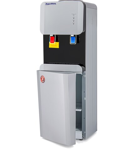 Кулер для воды Aqua Work 105-LDR серебро со шкафчиком электронный