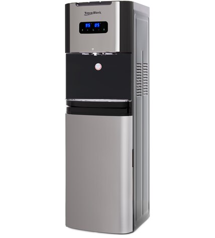 Кулер для воды Aqua Work 72-LS черный с нижней загрузкой бутыли компрессорный