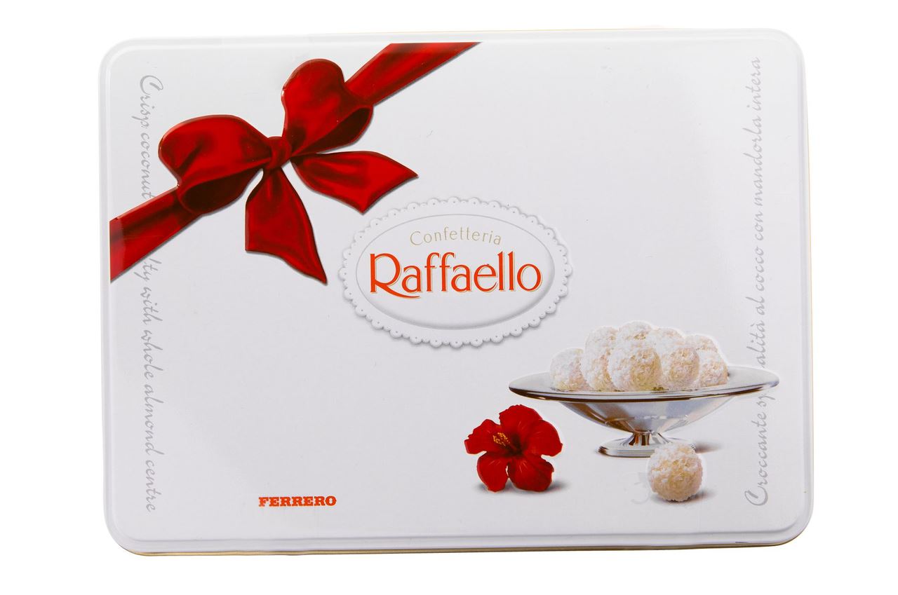 Raffaello Конфеты в жестяной коробке 300 г купить с доставкой по Москве ...