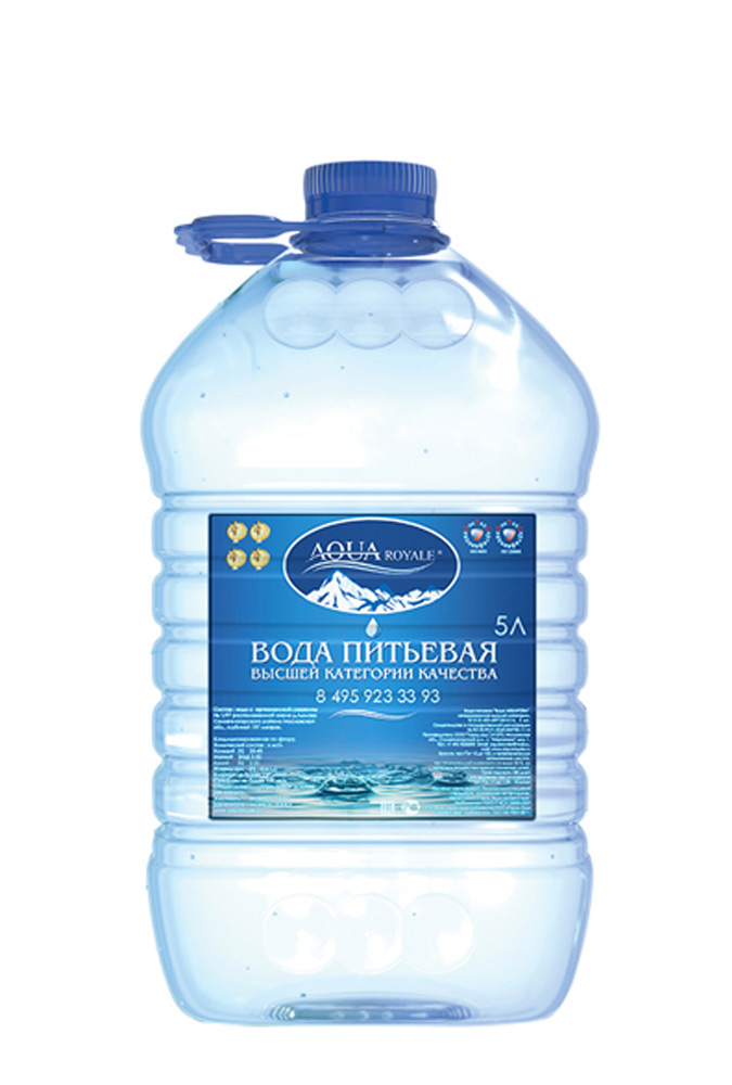 Питьевая вода Aqua Royale 5 литров (2 шт/упак)  с доставкой по .