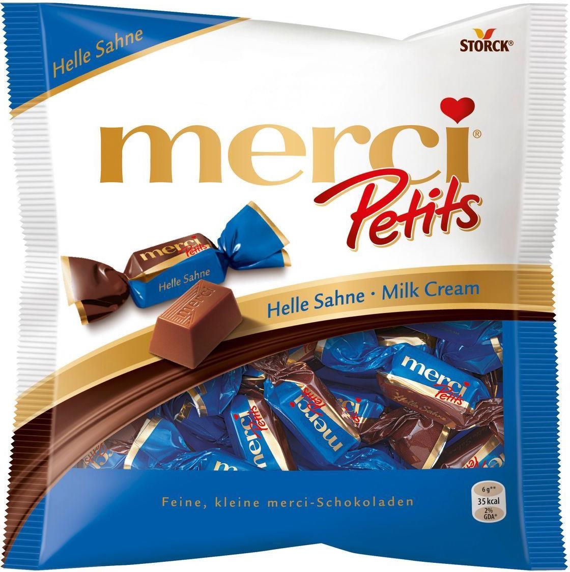 Конфеты Merci Petits из молочного шоколада купить с доставкой по Москве ...