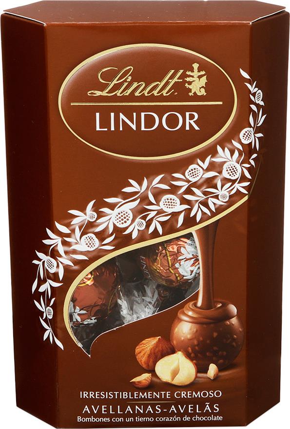 Конфеты Lindt Lindor из молочного шоколада с кусочками фундука купить с ...
