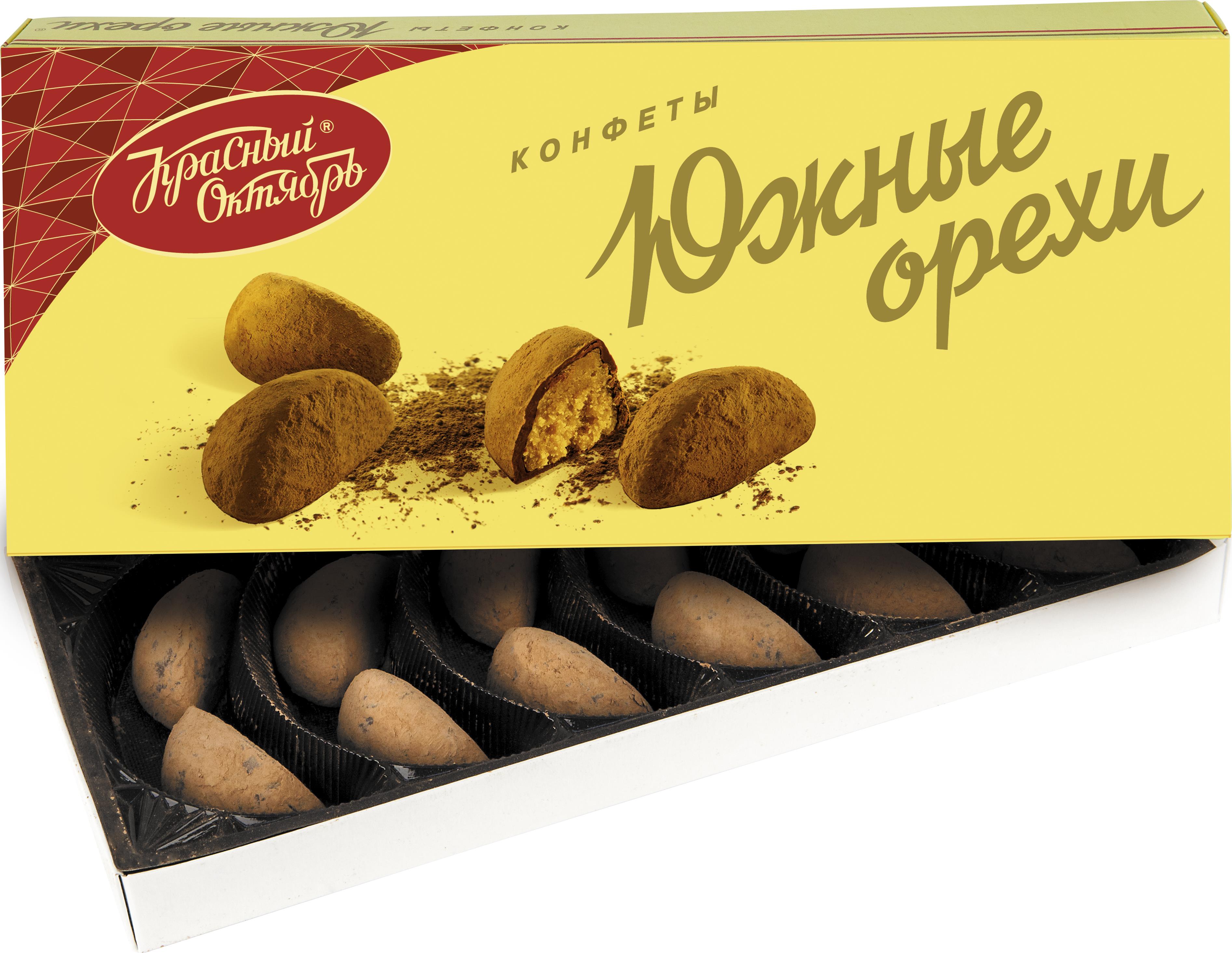 Конфеты Красный Октябрь Южные орехи купить с доставкой по Москве, цены ...