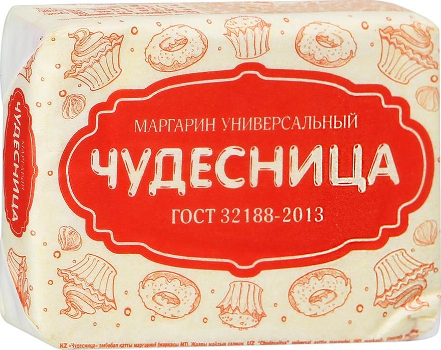 Маргарин Чудесница сливочный 55 % 180 г купить с доставкой по Москве ...