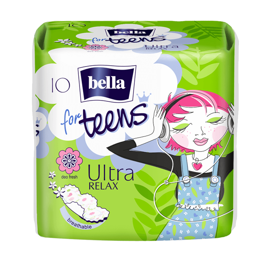 Прокладки женские Bella Ultra Relax for teens 10 шт купить с доставкой ...