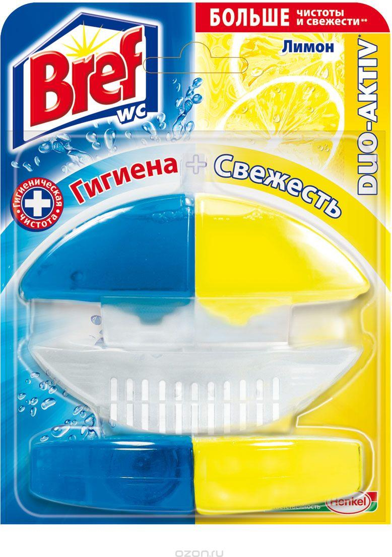 Блок для унитаза Bref Duo Aktiv Лимон 50 мл купить с доставкой по ...