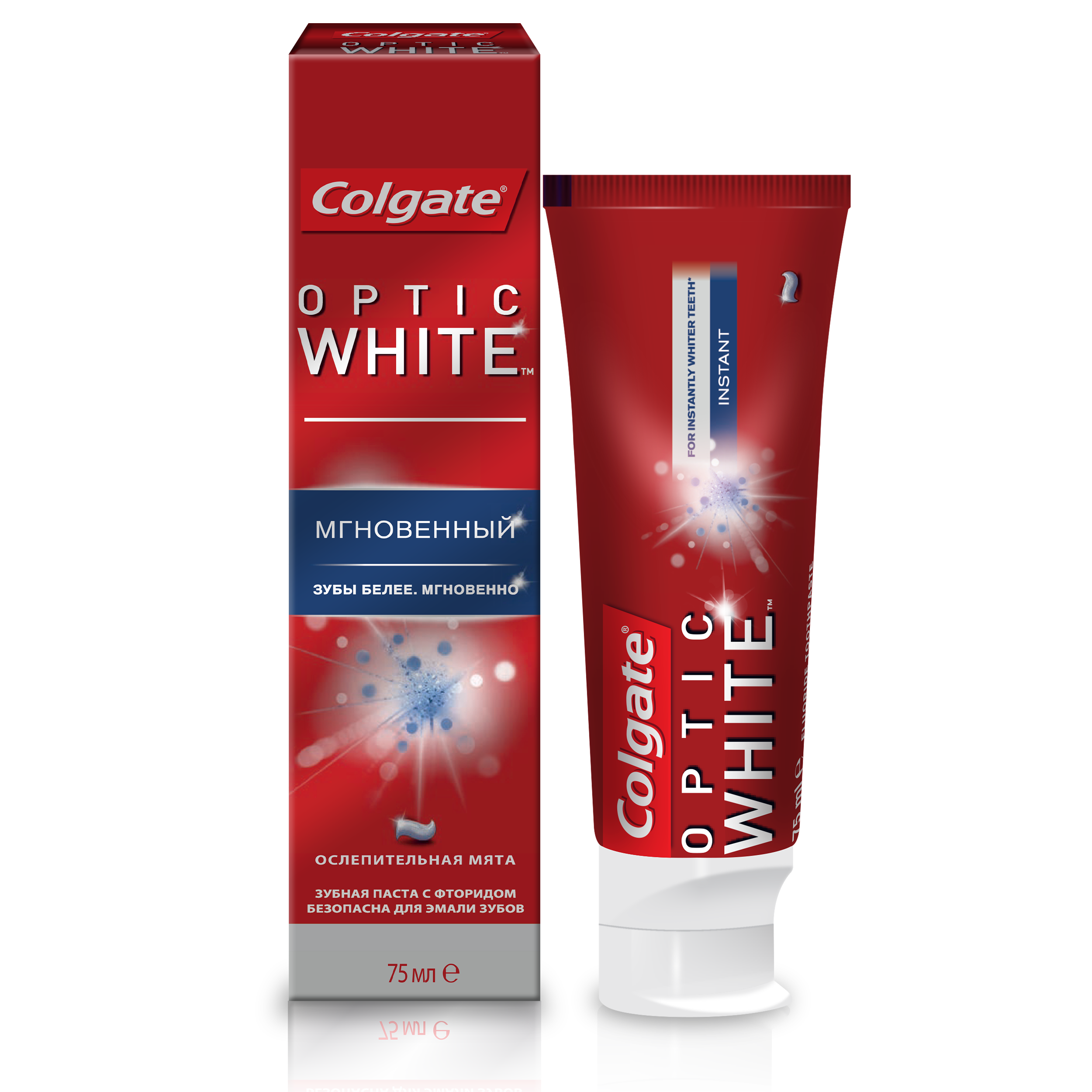 Зубная паста Colgate Optic White Мгновенный купить с доставкой по ...