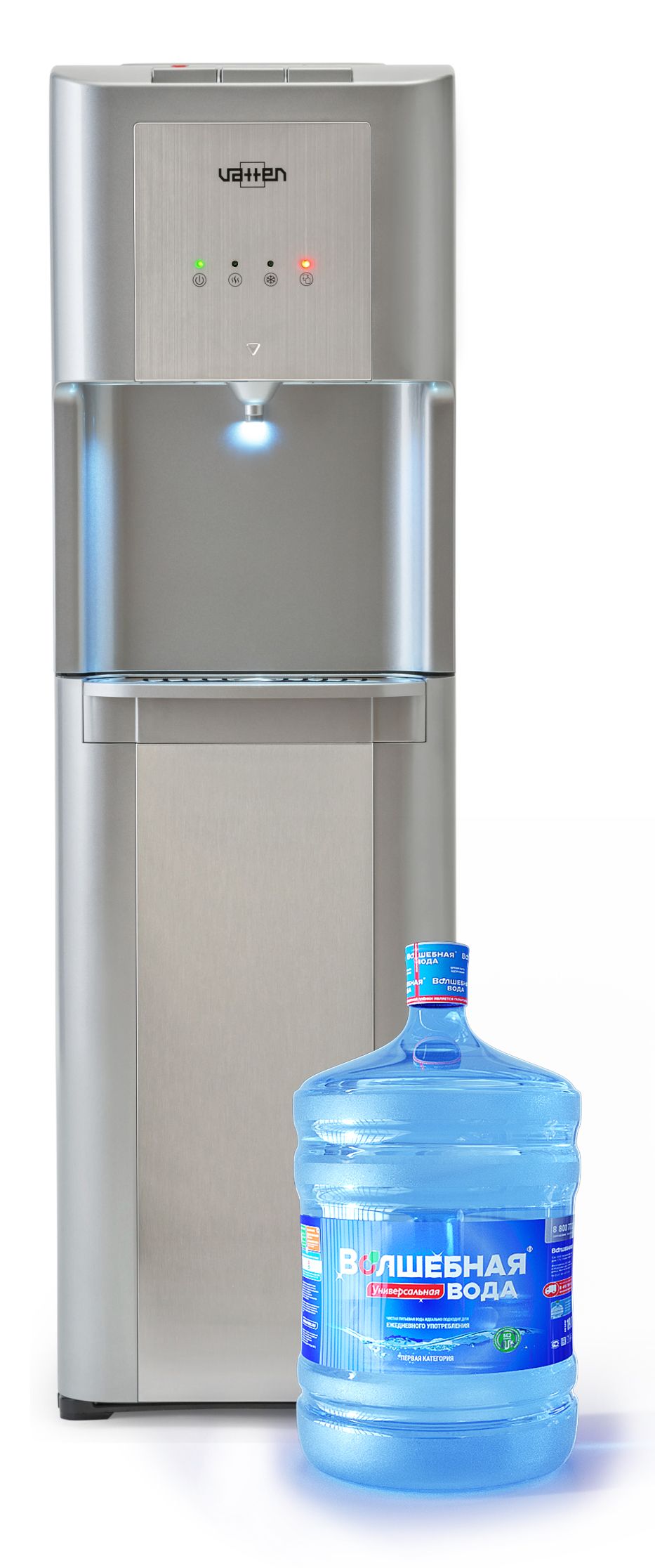  для воды напольный VATTEN L48SK с нижней загрузкой бутыли  .