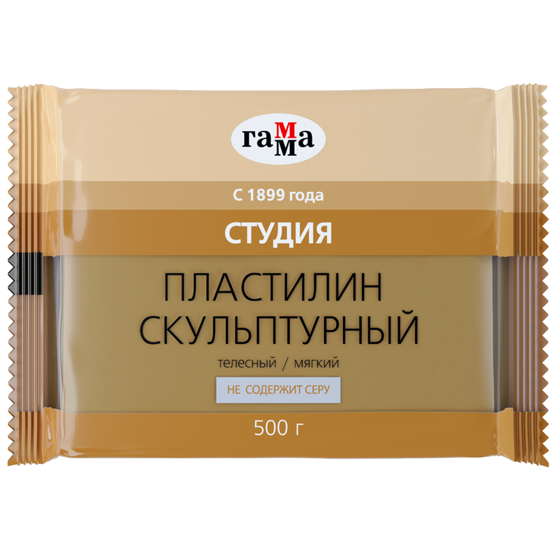 Пластилин Гамма Скульптурный 500 г купить с доставкой по Москве, цены в ...