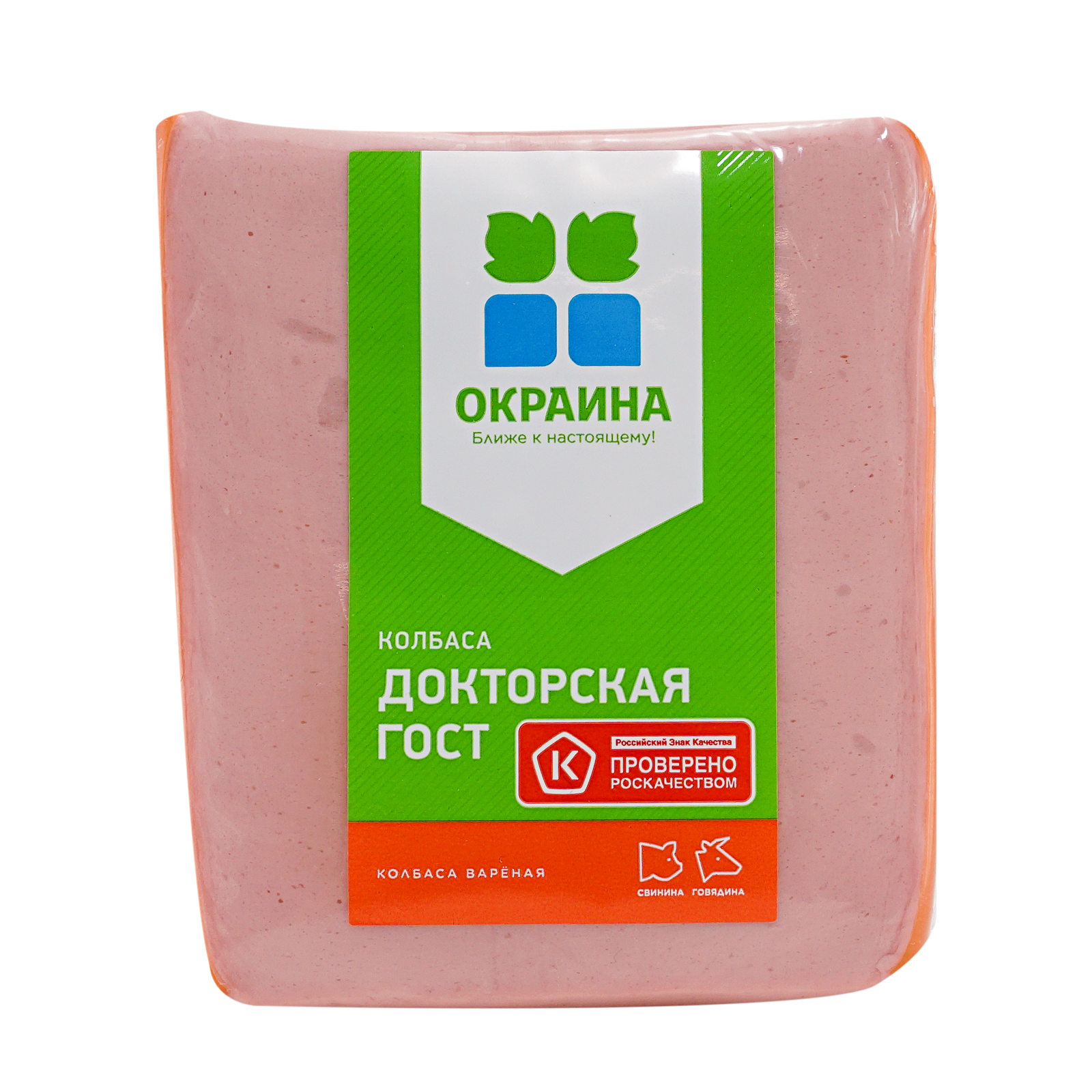 Колбаса Окраина Докторская Гост вареная 470 г купить с доставкой по ...
